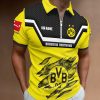 Borussia Dortmund Individueller Name Neue Version Reißverschluss Poloshirt