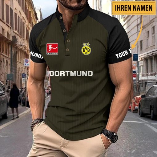 Borussia Dortmund Individueller Name Neues Design Sport-Poloshirt Borussia Dortmund Individueller Name Neues Design Sport-Poloshirt