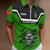 Borussia Mönchengladbach Individueller Name Neue Version Reißverschluss Poloshirt