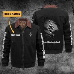 Borussia Mönchengladbach Individueller Name Neues Design Zip-Jacke