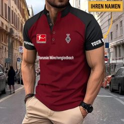 Borussia Mönchengladbach Individueller Name Neues Design Sport-Poloshirt