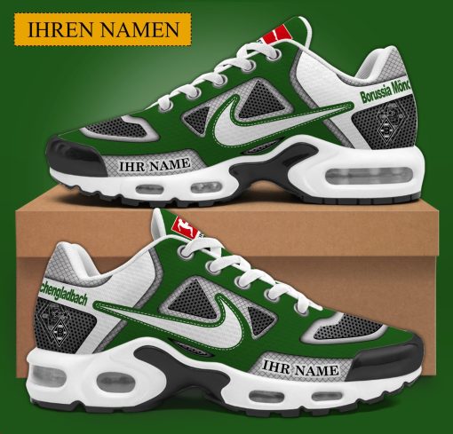 Borussia Mönchengladbach Individueller Name Neues Design BW Air Max Plus Schuhe