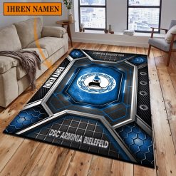 DSC Arminia Bielefeld Individueller Name Neues Design Bodenteppich