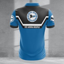 DSC Arminia Bielefeld Individueller Name Neue Version Reißverschluss Poloshirt