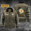 Eintracht Braunschweig Individueller Name Neues Design Zip-Jacke