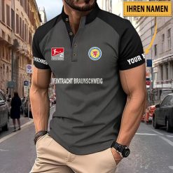 Eintracht Braunschweig Individueller Name Neues Design Sport-Poloshirt
