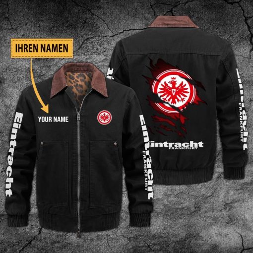 Eintracht Frankfurt Individueller Name Neues Design Zip-Jacke Eintracht Frankfurt Individueller Name Neues Design Zip-Jacke