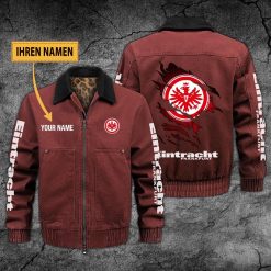 Eintracht Frankfurt Individueller Name Neues Design Zip-Jacke
