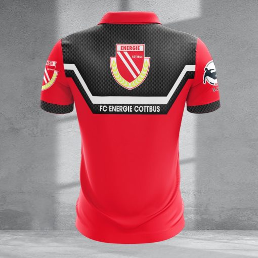 Energie Cottbus Individueller Name Neue Version Reißverschluss Poloshirt Energie Cottbus Individueller Name Neue Version Reißverschluss Poloshirt