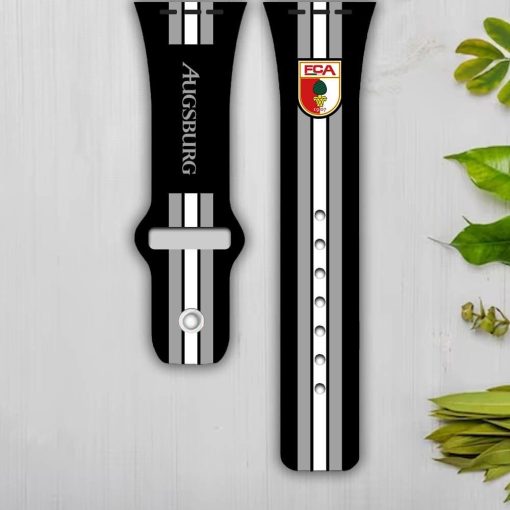 FC Augsburg Neue Version Apple-Watch Silikonarmband FC Augsburg Neue Version Apple-Watch Silikonarmband