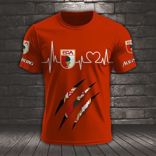 FC Augsburg Neues Design T-Shirt FC Augsburg Neues Design T-Shirt