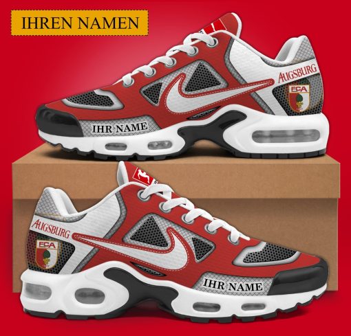 FC Augsburg Individueller Name Neues Design BW Air Max Plus Schuhe