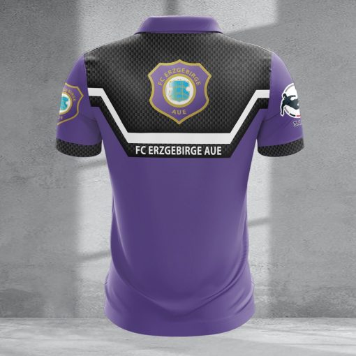 FC Erzgebirge Aue Individueller Name Neue Version Reißverschluss Poloshirt FC Erzgebirge Aue Individueller Name Neue Version Reißverschluss Poloshirt