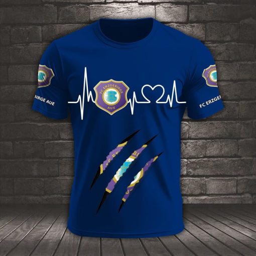 FC Erzgebirge Aue Neues Design T-Shirt FC Erzgebirge Aue Neues Design T-Shirt