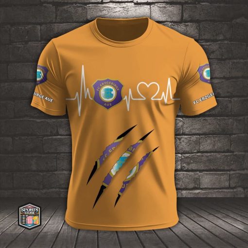 FC Erzgebirge Aue Neues Design T-Shirt FC Erzgebirge Aue Neues Design T-Shirt
