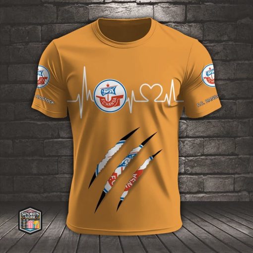 FC Hansa Rostock Neues Design T-Shirt FC Hansa Rostock Neues Design T-Shirt