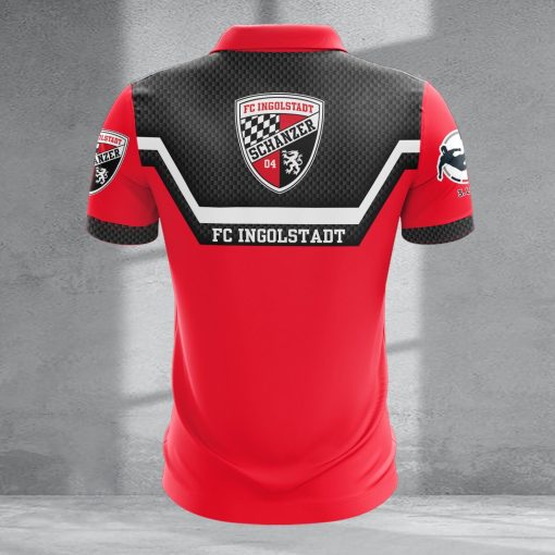 FC Ingolstadt 04 Individueller Name Neue Version Reißverschluss Poloshirt FC Ingolstadt 04 Individueller Name Neue Version Reißverschluss Poloshirt
