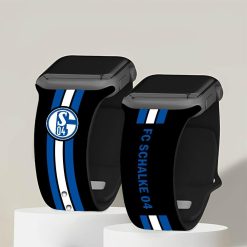 FC Schalke 04 Neue Version Apple-Watch Silikonarmband