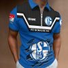 FC Schalke 04 Individueller Name Neue Version Reißverschluss Poloshirt