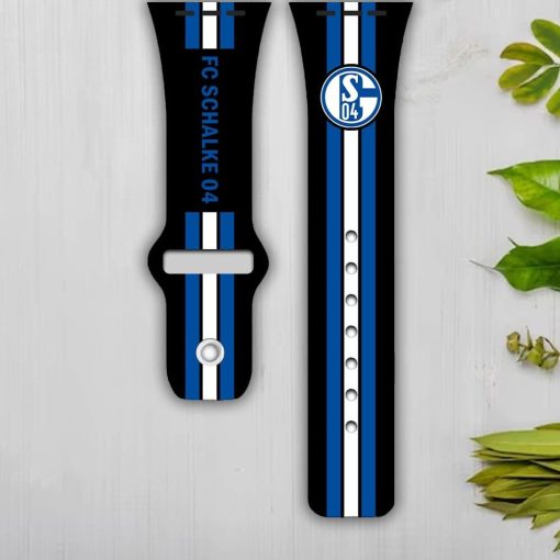 FC Schalke 04 Neue Version Apple-Watch Silikonarmband FC Schalke 04 Neue Version Apple-Watch Silikonarmband
