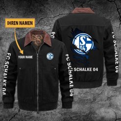FC Schalke 04 Individueller Name Neues Design Zip-Jacke