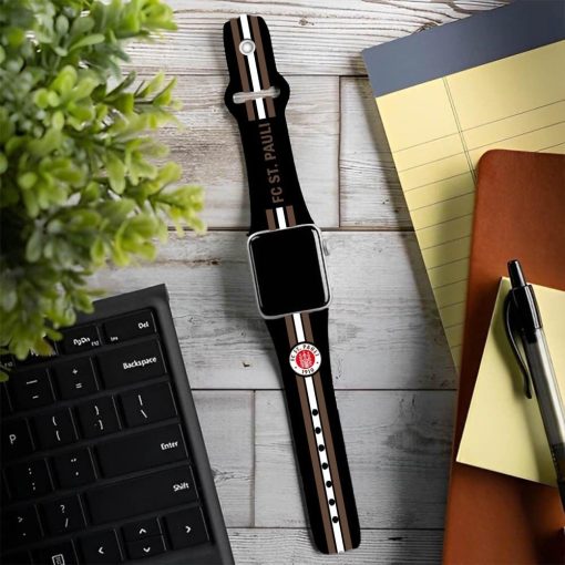 FC St. Pauli Neue Version Apple-Watch Silikonarmband FC St. Pauli Neue Version Apple-Watch Silikonarmband