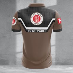 FC St. Pauli Individueller Name Neue Version Reißverschluss Poloshirt