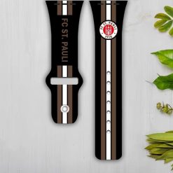 FC St. Pauli Neue Version Apple-Watch Silikonarmband