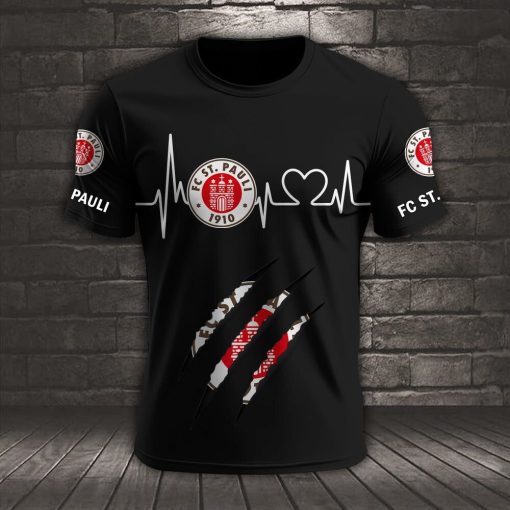 FC St. Pauli Neues Design T-Shirt FC St. Pauli Neues Design T-Shirt