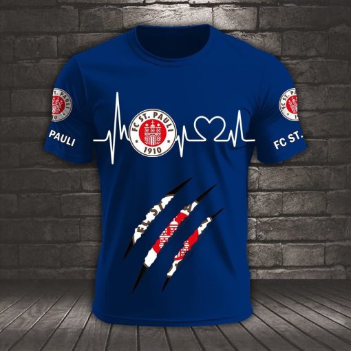 FC St. Pauli Neues Design T-Shirt FC St. Pauli Neues Design T-Shirt