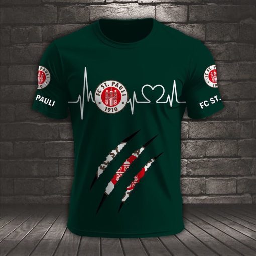 FC St. Pauli Neues Design T-Shirt FC St. Pauli Neues Design T-Shirt