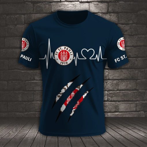 FC St. Pauli Neues Design T-Shirt FC St. Pauli Neues Design T-Shirt