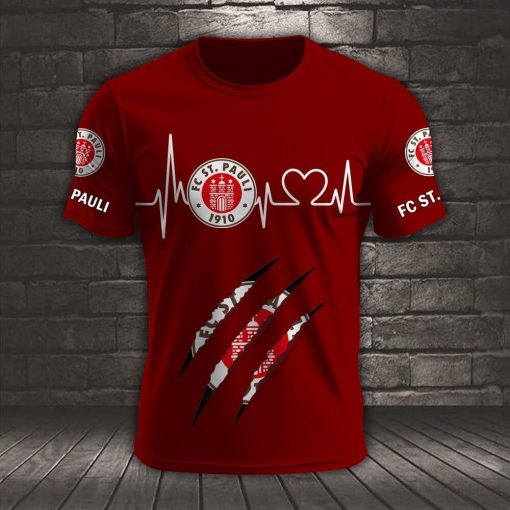 FC St. Pauli Neues Design T-Shirt FC St. Pauli Neues Design T-Shirt