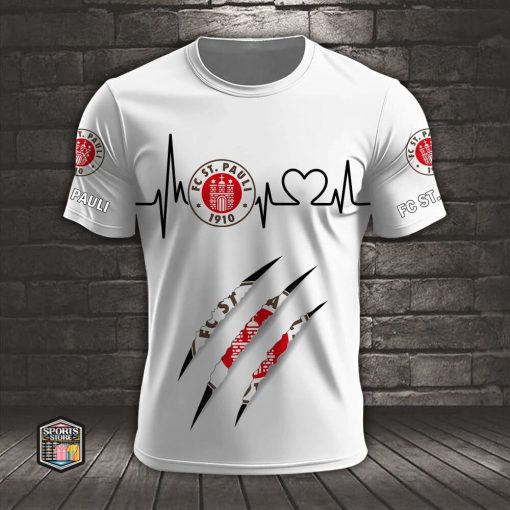 FC St. Pauli Neues Design T-Shirt FC St. Pauli Neues Design T-Shirt