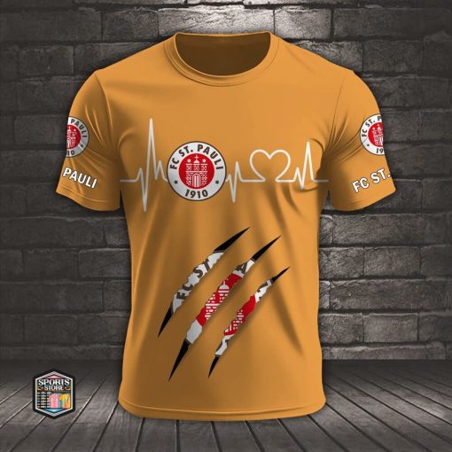 FC St. Pauli Neues Design T-Shirt FC St. Pauli Neues Design T-Shirt