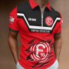 Fortuna Düsseldorf Individueller Name Neue Version Reißverschluss Poloshirt