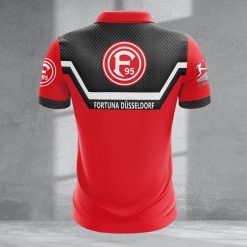 Fortuna Düsseldorf Individueller Name Neue Version Reißverschluss Poloshirt
