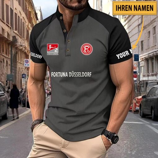 Fortuna Düsseldorf Individueller Name Neues Design Sport-Poloshirt Fortuna Düsseldorf Individueller Name Neues Design Sport-Poloshirt