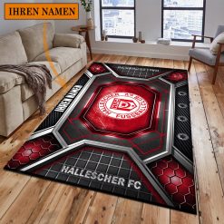 Hallescher FC Individueller Name Neues Design Bodenteppich