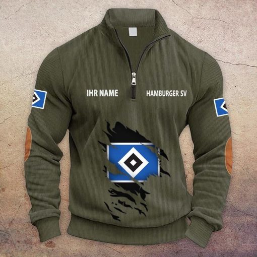 Hamburger SV Individueller Name Neue Version Halbzip-Pullover Hamburger SV Individueller Name Neue Version Halbzip-Pullover