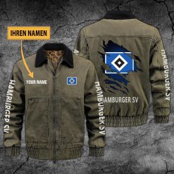 Hamburger SV Individueller Name Neues Design Zip-Jacke