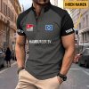 Hamburger SV Individueller Name Neues Design Sport-Poloshirt
