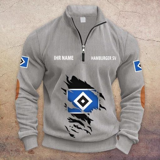 Hamburger SV Individueller Name Neue Version Halbzip-Pullover Hamburger SV Individueller Name Neue Version Halbzip-Pullover