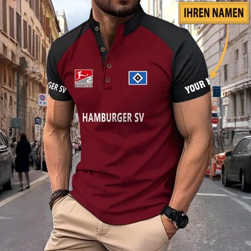 Hamburger SV Individueller Name Neues Design Sport-Poloshirt Hamburger SV Individueller Name Neues Design Sport-Poloshirt