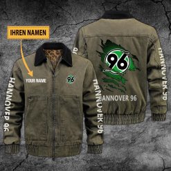 Hannover 96 Individueller Name Neues Design Zip-Jacke