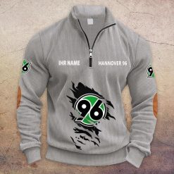 Hannover 96 Individueller Name Neue Version Halbzip-Pullover