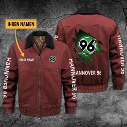 Hannover 96 Individueller Name Neues Design Zip-Jacke