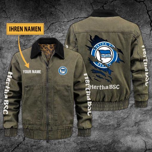 Hertha BSC Individueller Name Neues Design Zip-Jacke Hertha BSC Individueller Name Neues Design Zip-Jacke