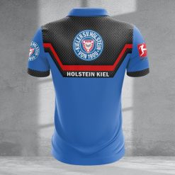 Holstein Kiel Individueller Name Neue Version Reißverschluss Poloshirt