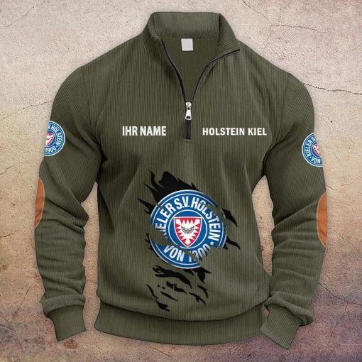 Holstein Kiel Individueller Name Neue Version Halbzip-Pullover Holstein Kiel Individueller Name Neue Version Halbzip-Pullover
